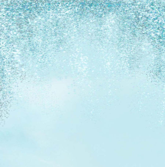 Fox Glitter Shiny Bokeh Blue Vinyl Backdrop Designed By Ani Ghelichian - Foxbackdrop