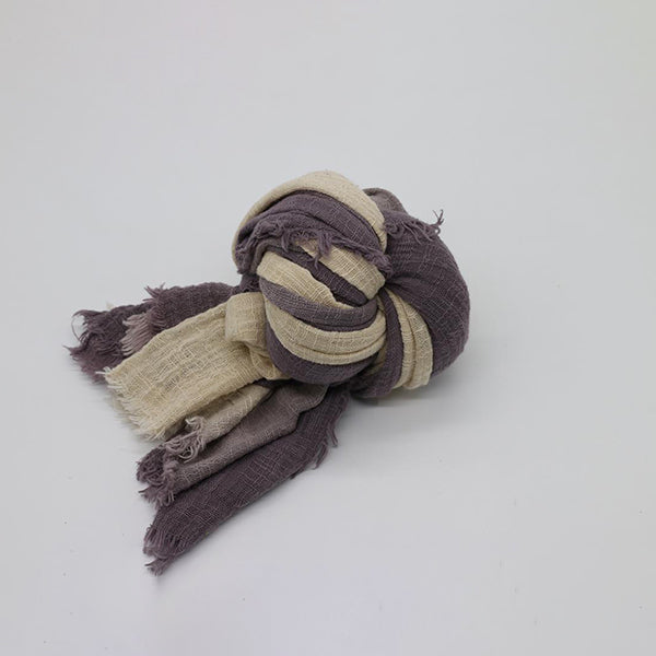 Fox 100x200cm Newborn Posing Tie dye Fabric Gradient Tassel Wrap Photograph - Foxbackdrop