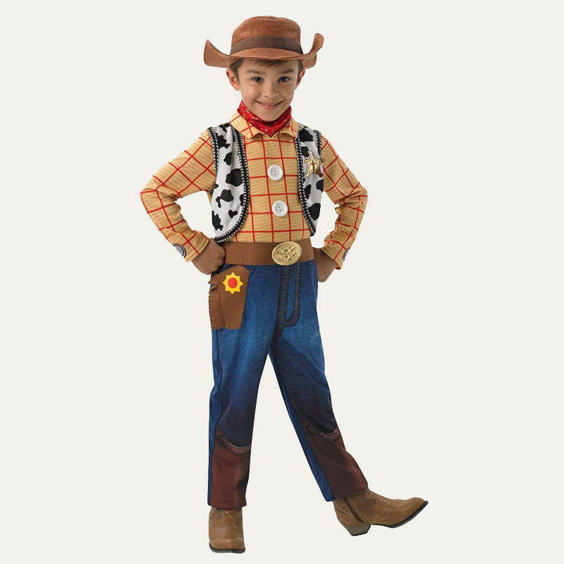 Fox Cowboy Woody Cosplay Cartoon Character Halloween Cosplay Costume
