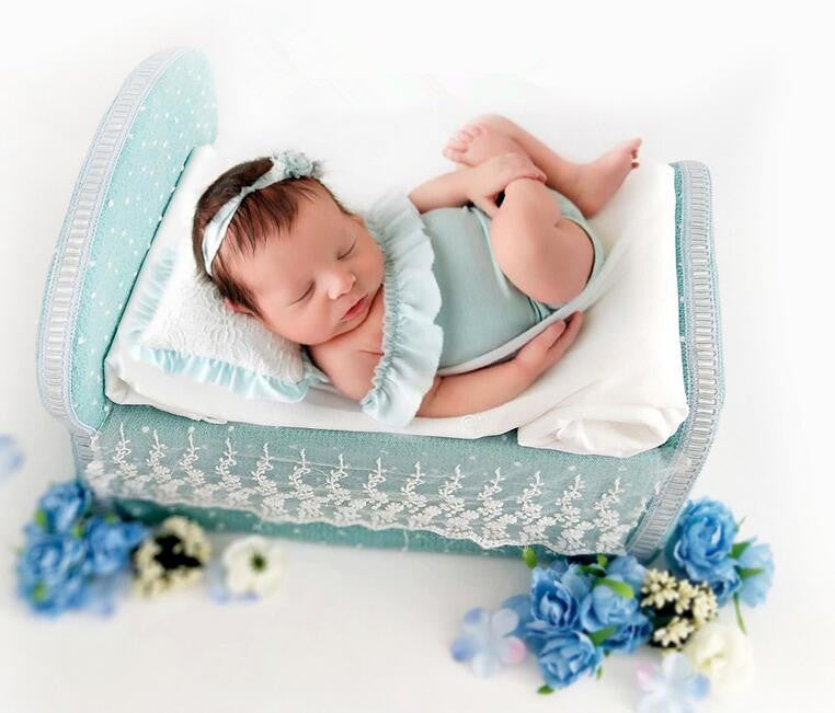 Fox Newborn Baby Bed Studio Posing Photo Props - Foxbackdrop
