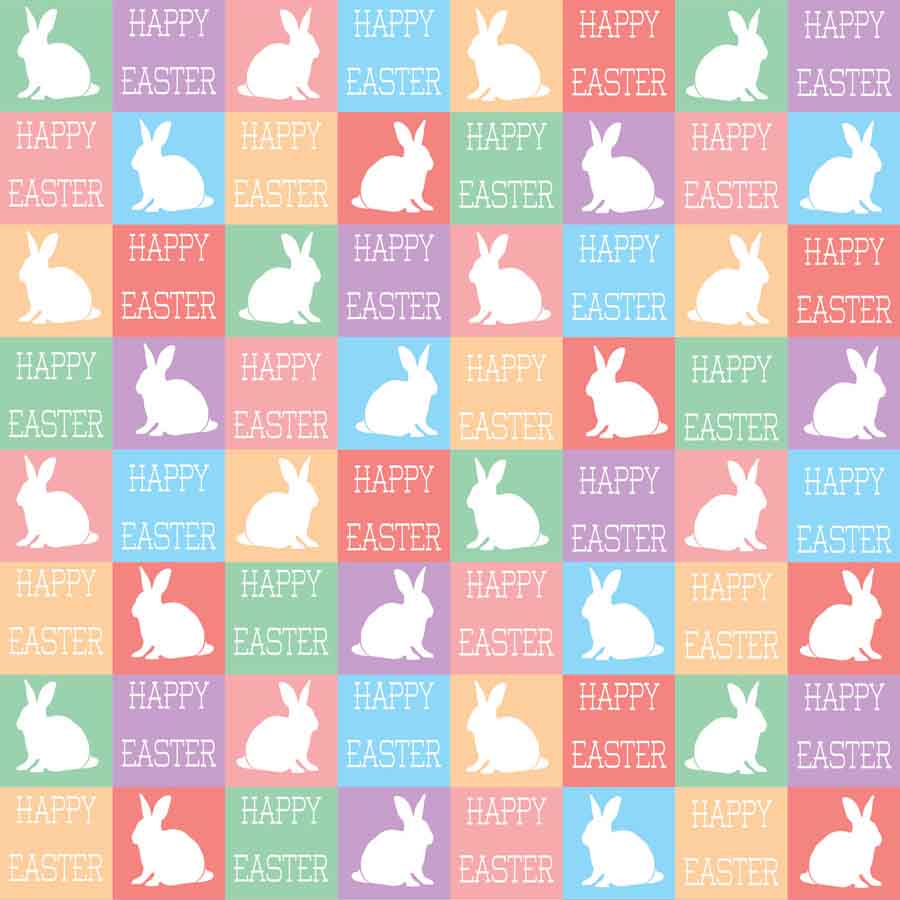 Fox Rolled Vinyl Easter Rabbit Children Photography Backdrop - Foxbackdrop