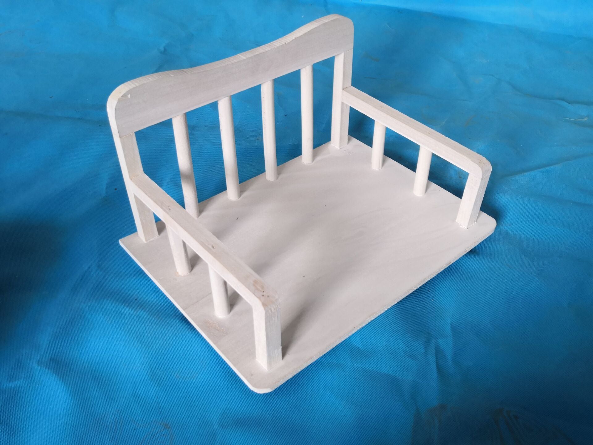 Fox Newborn Baby Wooden Bed Photo Prop - Foxbackdrop