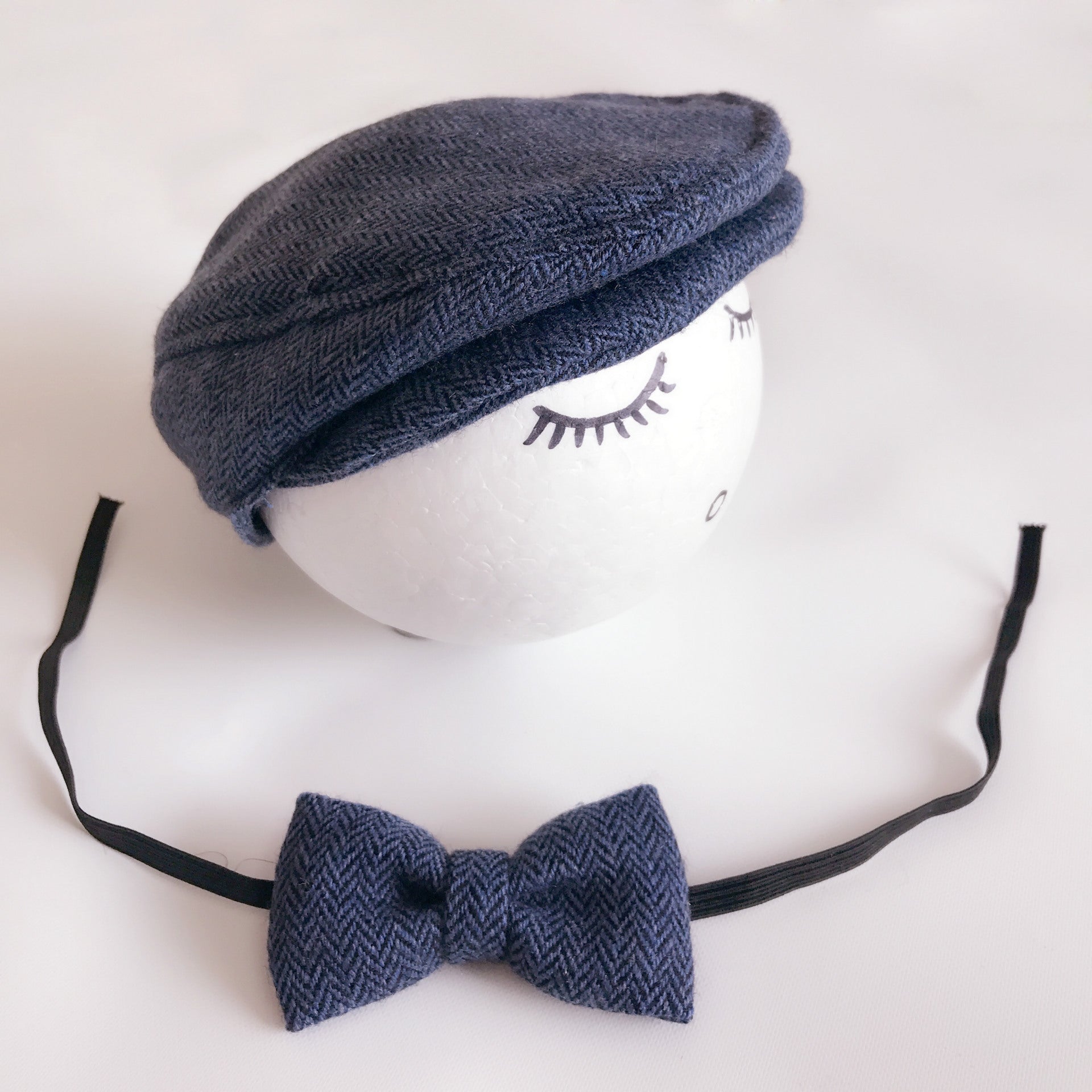 Fox 2 pcs/set Bonnet with Tie Retro Newborn Photography Props - Foxbackdrop
