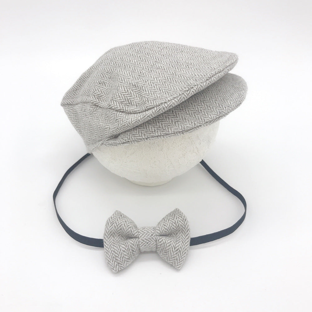 Fox 2 pcs/set Bonnet with Tie Retro Newborn Photography Props - Foxbackdrop
