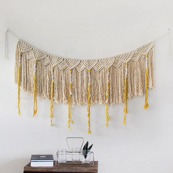 Fox 136×40cm Boho Hand Made Cotton Tapestry for Photography - Foxbackdrop