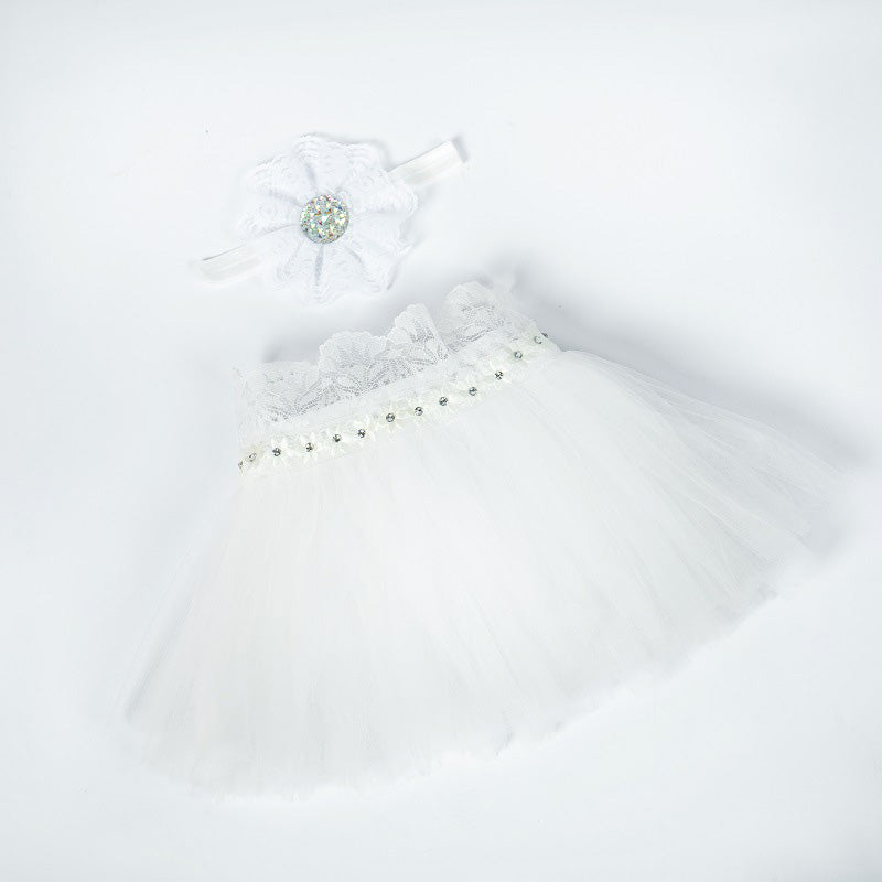 Fox 2pc/set Lace Summer Tutu Outfits for Newborn Photoshoot - Foxbackdrop
