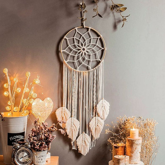 Fox Boho Hand Made Weave Tapestry Wall Decoration - Foxbackdrop