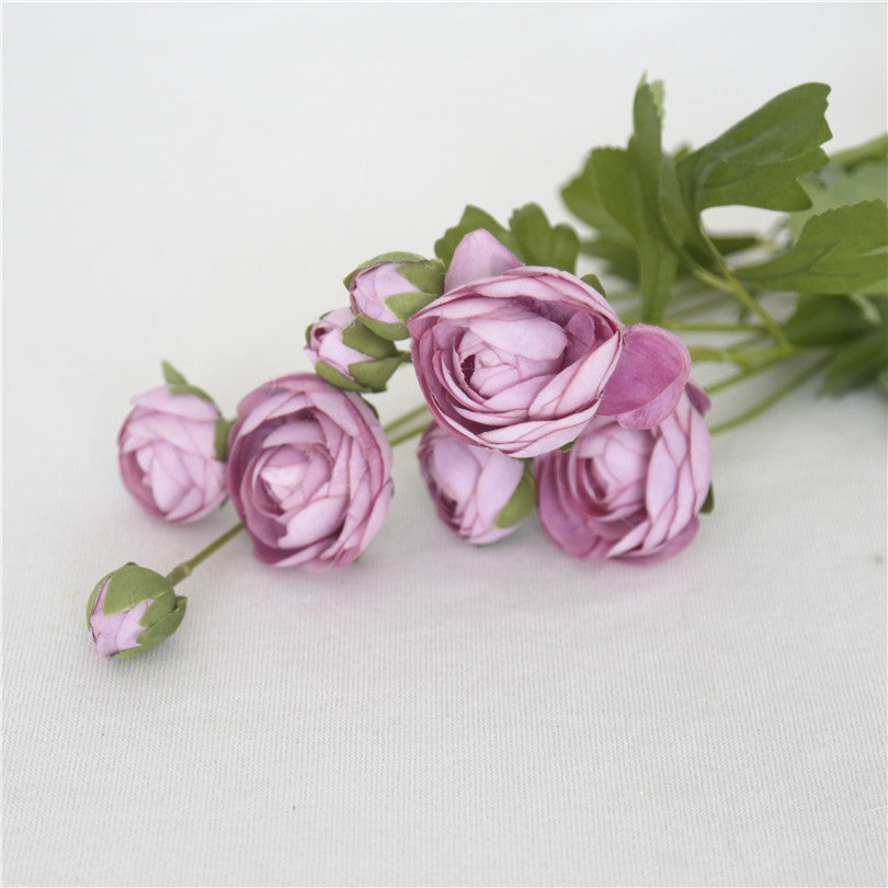 Fox Light Purple Rose Wedding Bouquet Photography Props