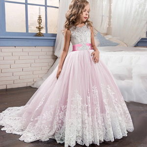 Fox Children's Dresses Girls' Wedding Princess Flower Girl Dress
