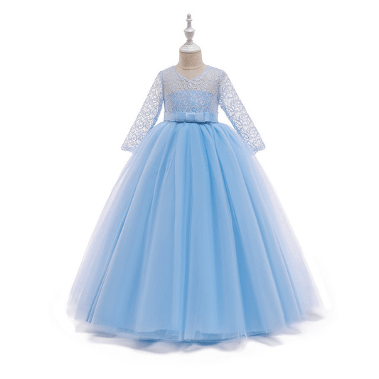Fox Dress with Long Sleeves Pettiskirt Lace European and American Princess Dress