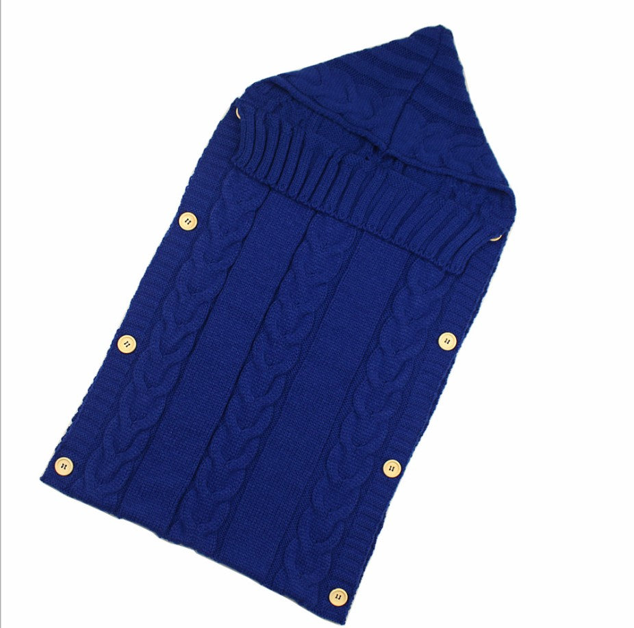 Fox 70x35cm Newborn Baby Knitting Sleeping Bag for Photography - Foxbackdrop