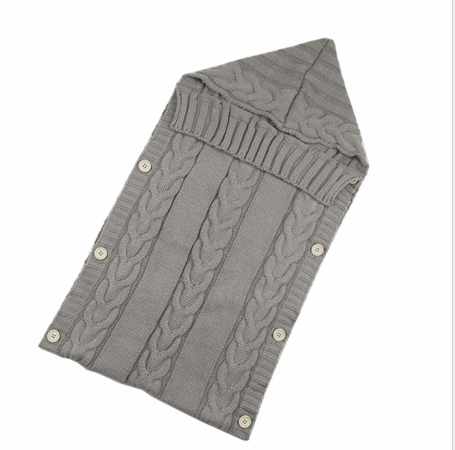 Fox 70x35cm Newborn Baby Knitting Sleeping Bag for Photography - Foxbackdrop
