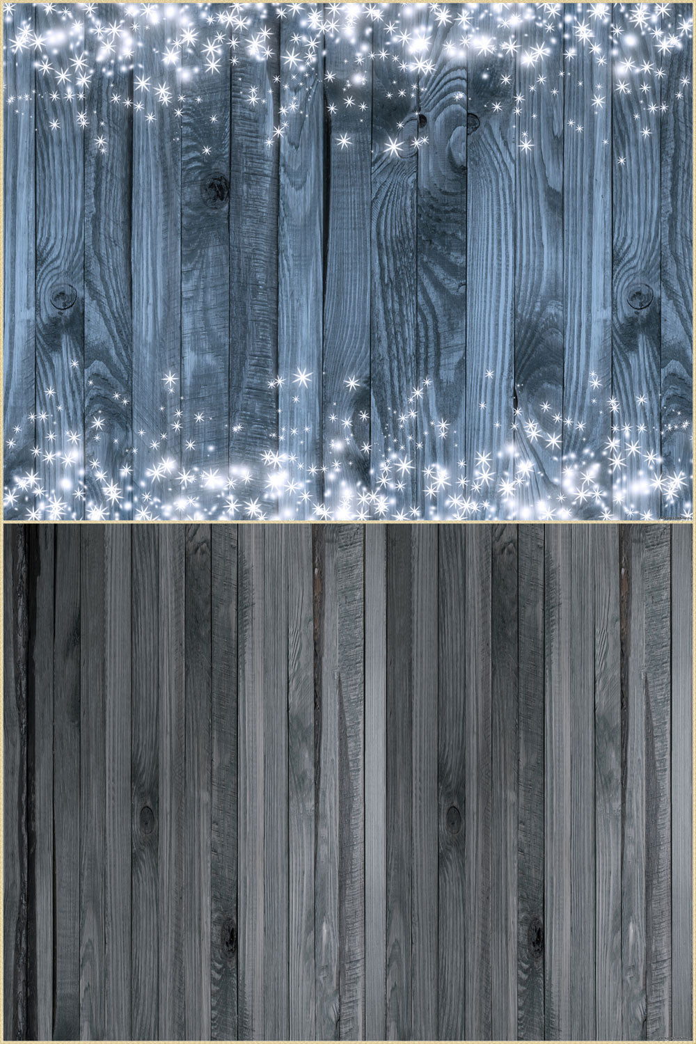Fox 6.5x10ft  Vinyl Shiny Wood Wall with Wood Floor Drops Mat Photo Backdrop - Foxbackdrop